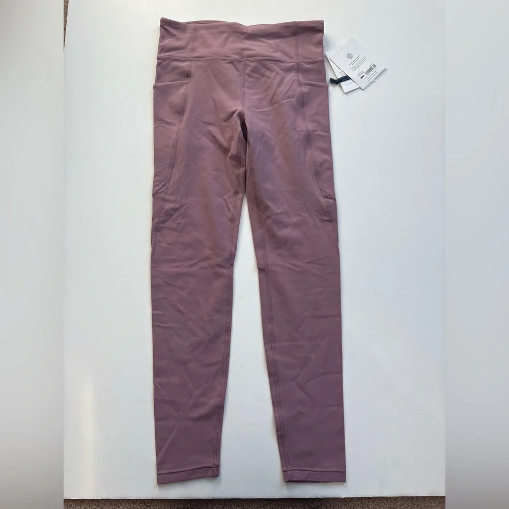 Athleta Girl Stash Your Treasures Tight Leggings Size XXL 16 Pinkish Purple New
